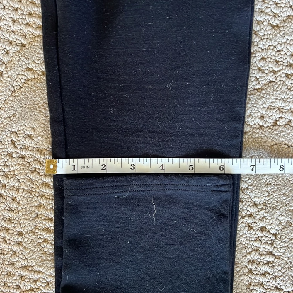 Eileen Fisher Black Pull-On Viscose Blend Knit Slim Leg Ankle Pants Size XS - Picture 10 of 14